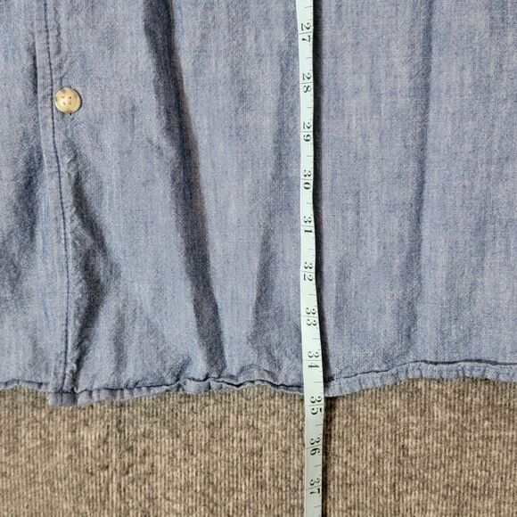 Goodfellow & Co Blue Casual Button Down Shirt - Picture 4 of 11